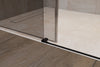 Ducha alcoba con puerta corredera NT806 FLEX Negro mate