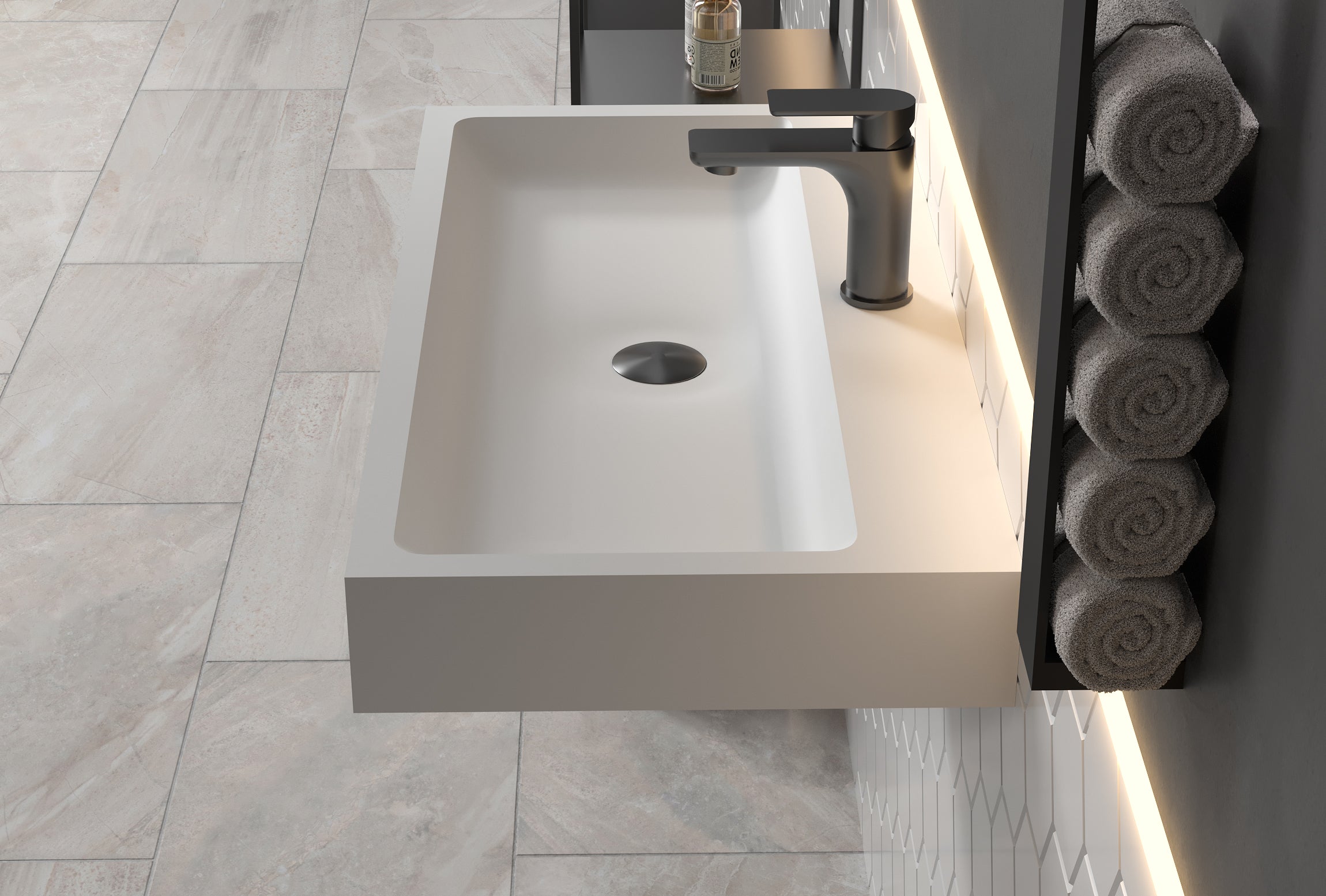 Lavabo sobre encimera PB2143