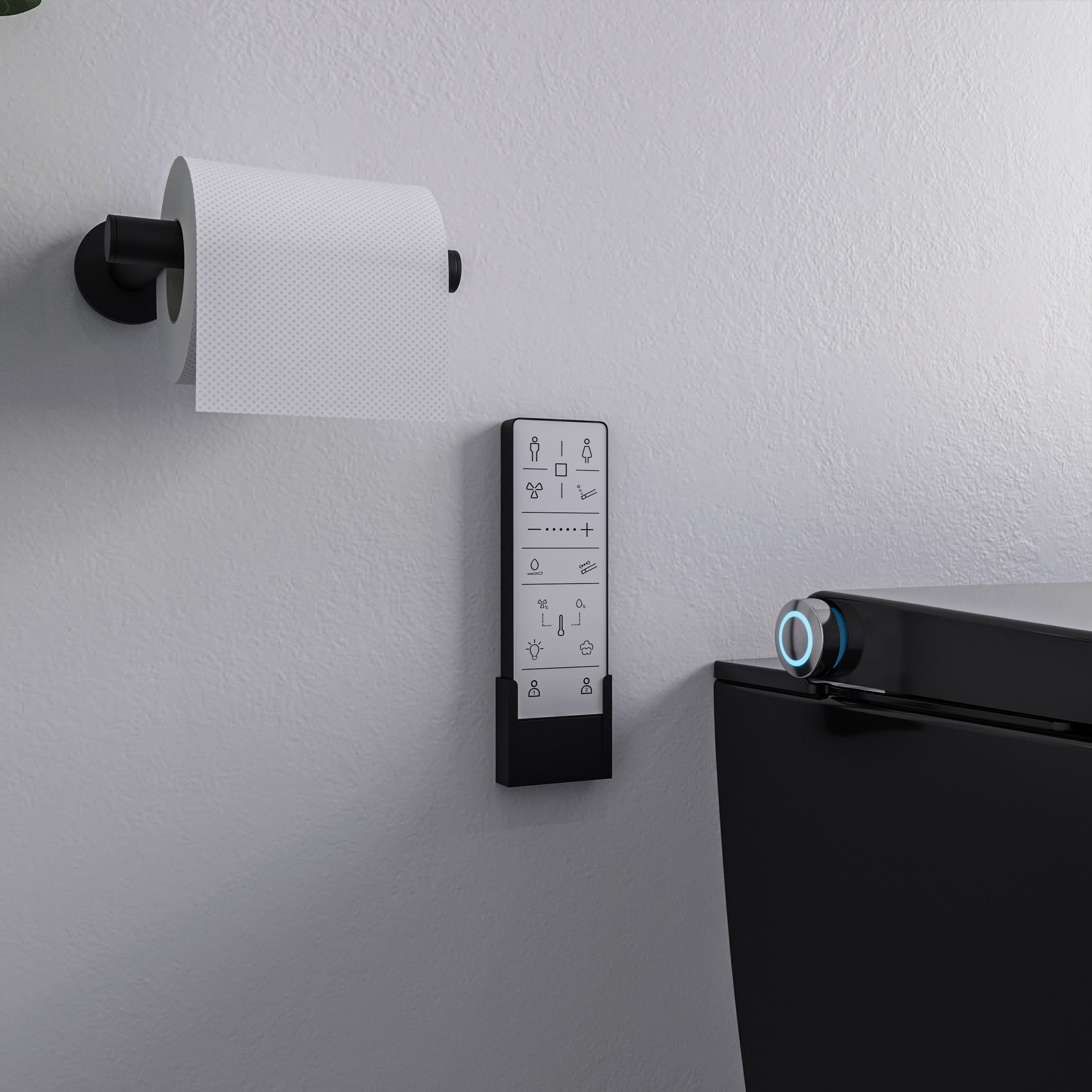 Juego completo de inodoro de ducha PRO+1104 con elemento de instalación previa Geberit Duofix
