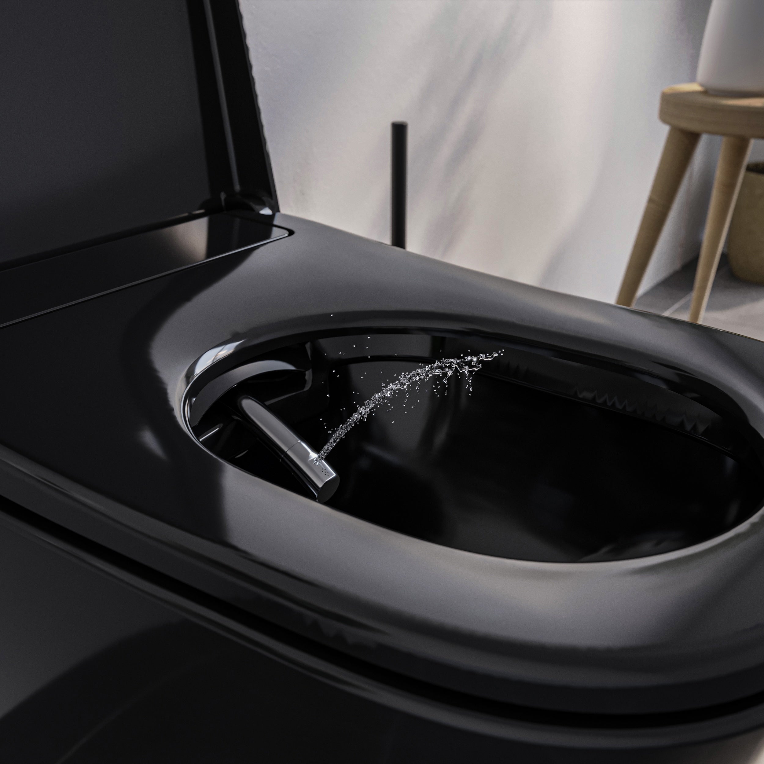 Juego completo de inodoro de ducha PRO+1104 con elemento de instalación previa Geberit Duofix