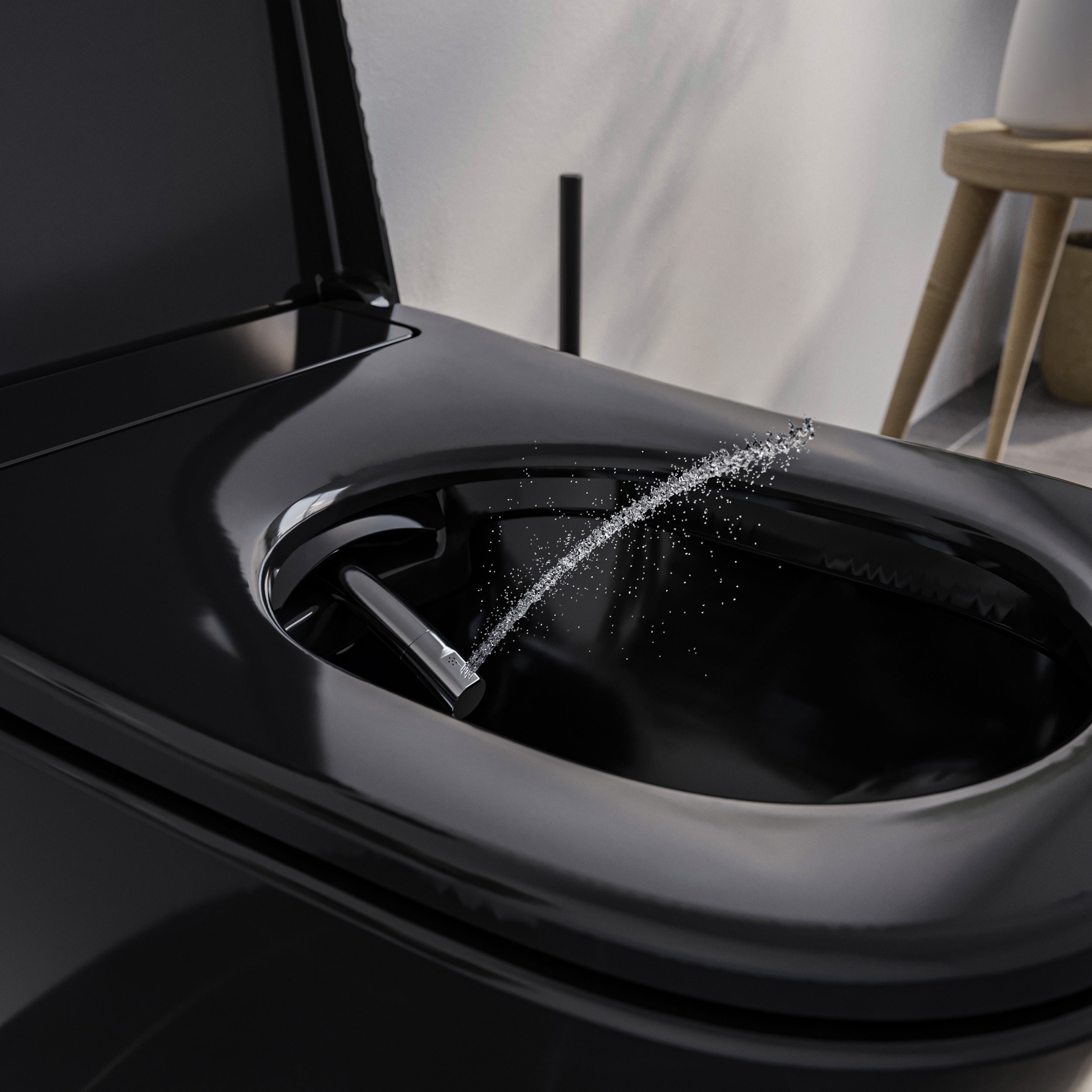 Juego completo de inodoro de ducha PRO+1104 con elemento de instalación previa Geberit Duofix