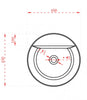 Lavabo de pedestal TWZ65