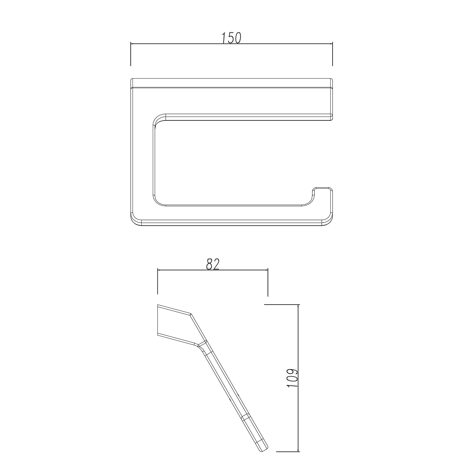 Portarrollos de papel higiénico Bernstein TPH601