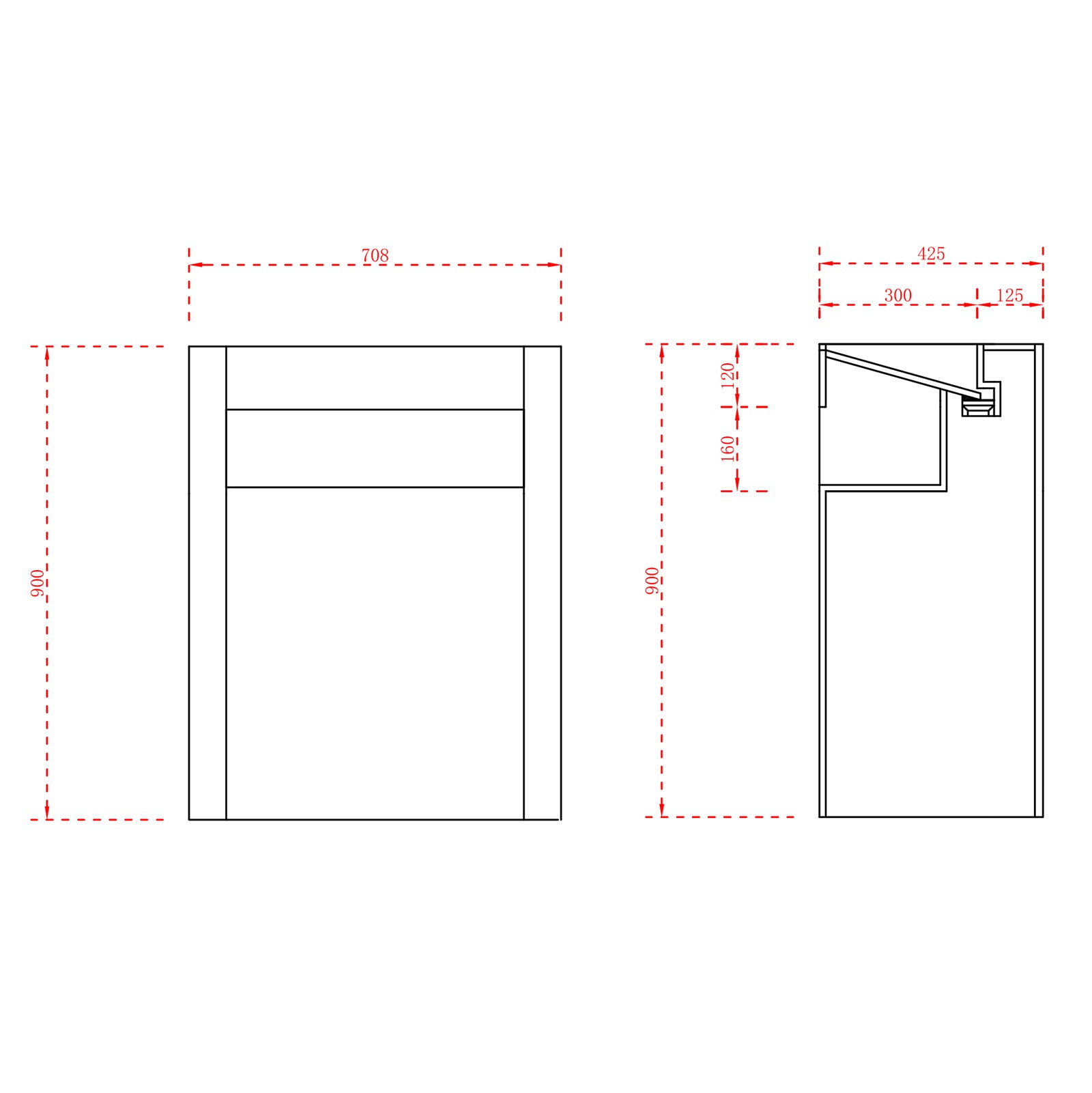 Lavabo de pedestal esquinero TWZ70