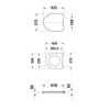 Duravit DuraVento inodoro sin borde