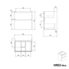 Mueble lavabo VIREO 60 cm