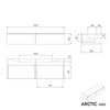 Mueble de tocador ARCTIC 1600