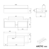 Mueble bajo lavabo ARCTIC 1200