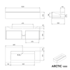 Mueble bajo lavabo ARCTIC 1200