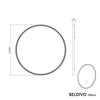 Espejo de baño LED BELDIVO redondo - 120 cm