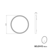 Conjunto de muebles de baño BELDIVO 60 cm con lavabo