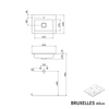 Mueble bajo lavabo VIREO 60 cm