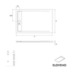 Plato de ducha plano Duravit Eloveno