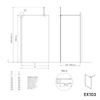 Walk-In 10 mm Súper Vidrio Blanco EX103