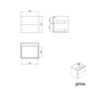 Mueble bajo lavabo JUVIA Shift 120 cm hasta 160 cm