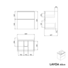 Mueble bajo lavabo LAVOA 60 cm
