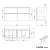 Mueble lavabo LAVOA 120 cm