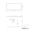 Mueble de cuarto de baño lavabo LAVOA 120 cm