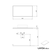 Mueble de cuarto de baño lavabo LAVOA 80 cm