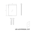 Espejo con luz LED 2137