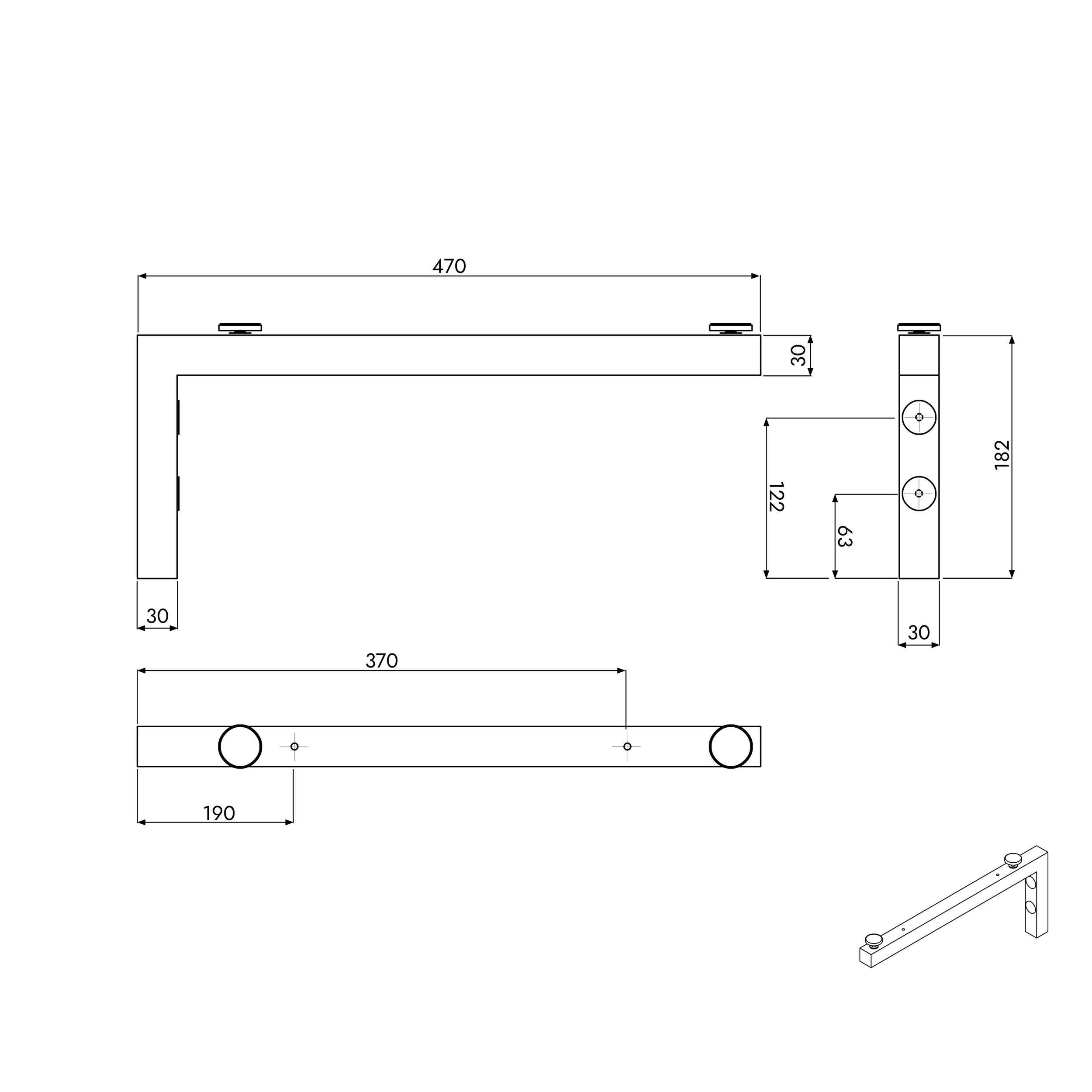Muebles de baño JUVIA Compact 100 cm hasta 160 cm