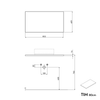 Mueble tocador TIM 80 cm