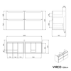 Mueble bajo lavabo VIREO 120 cm