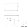 Mueble bajo lavabo VIREO 120 cm