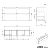 VIREO unidad base 160 cm