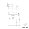Mueble bajo lavabo VIREO 80 cm