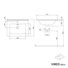 Mueble lavabo VIREO 60 cm