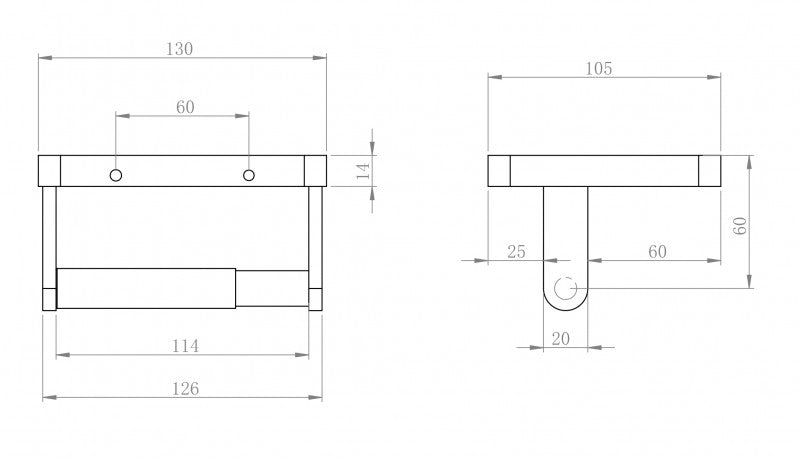 Portarrollos de papel higiénico SDLTPH