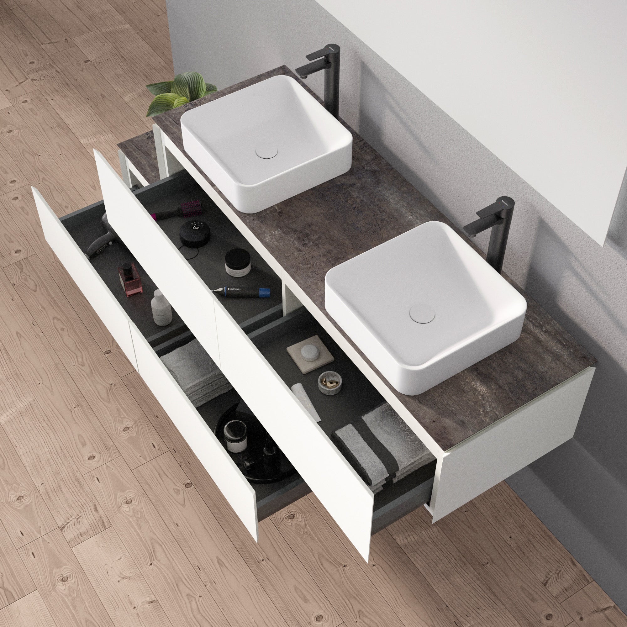 Mueble lavabo Spring 1500