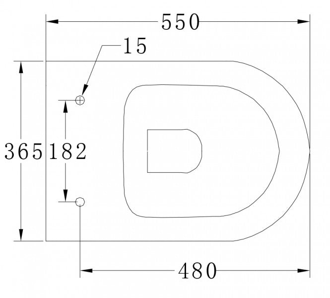 Paquete completo de WC 43: WC B-8030R en negro mate y asiento de cierre suave