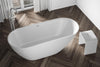 Bañera exenta ROMA 2.0 acrílico blanco brillante - 180 x 80 x 58 cm