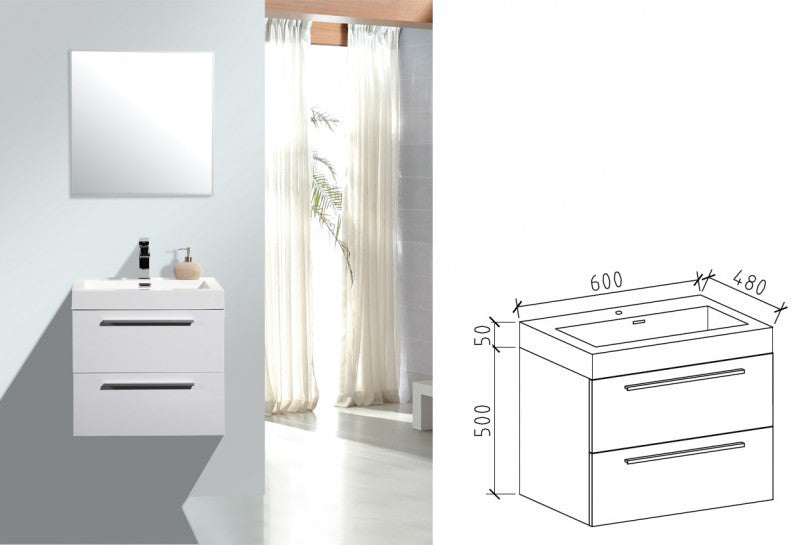 Conjunto de muebles de baño M600