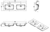 Mueble bajo lavabo Alice 1380