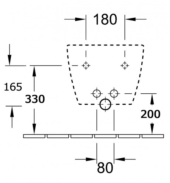 Bidé colgante de pared CH2019V