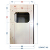 Conjunto de muebles de baño Compact 400