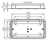 Ducha fija empotrable en techo XXL- DPG5030