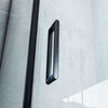 Mampara de ducha de esquina EX416S NEGRO - 90 x 90 x 195 cm - con cristal de seguridad NANO de 6 mm. 
