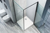Mampara de ducha de esquina EX416S NEGRO - 90 x 90 x 195 cm - con cristal de seguridad NANO de 6 mm. 