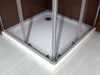 Mampara de ducha puertas correderas angulares EX506