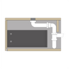 Mueble bajo lavabo TLB 120-48
