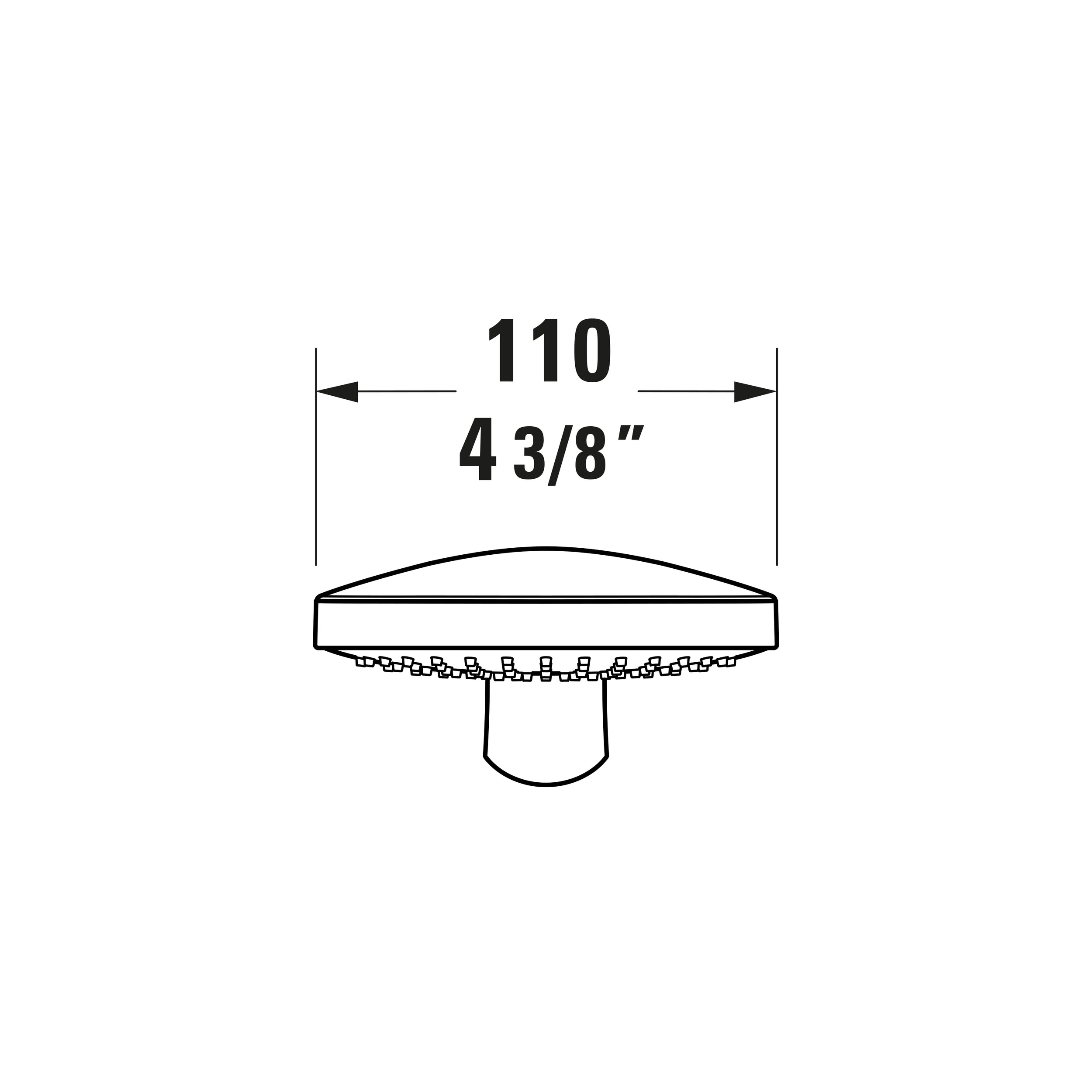 Duravit Tulum grifo empotrado para ducha con rociador efecto lluvia 