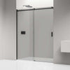Ducha alcoba con puerta corredera NT806 FLEX Negro mate