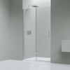 Ducha de nicho con puerta giratoria en campo fijo NT403