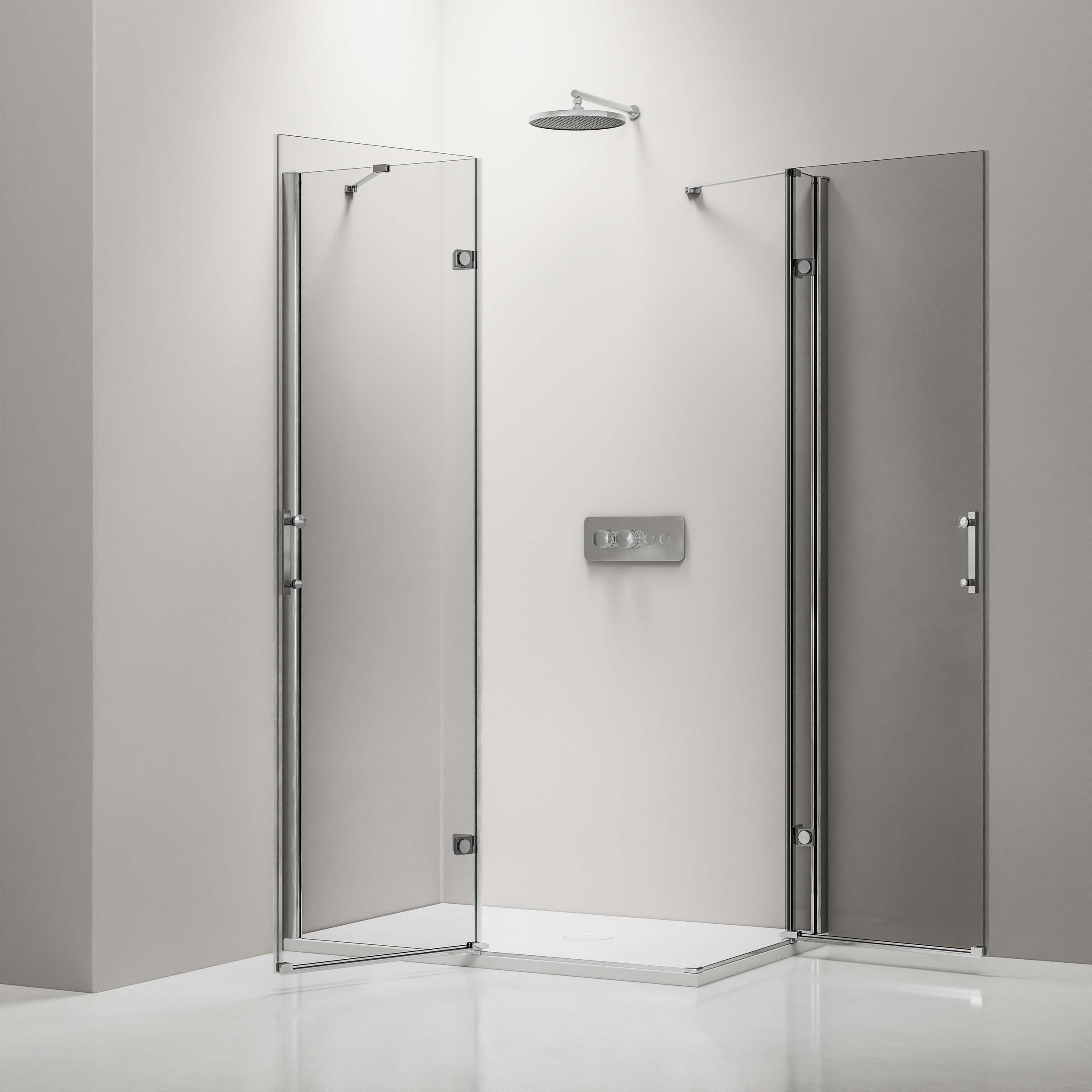 Ducha de esquina con puertas abatibles DX407