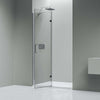 Ducha de nicho con puerta giratoria en campo fijo NT403
