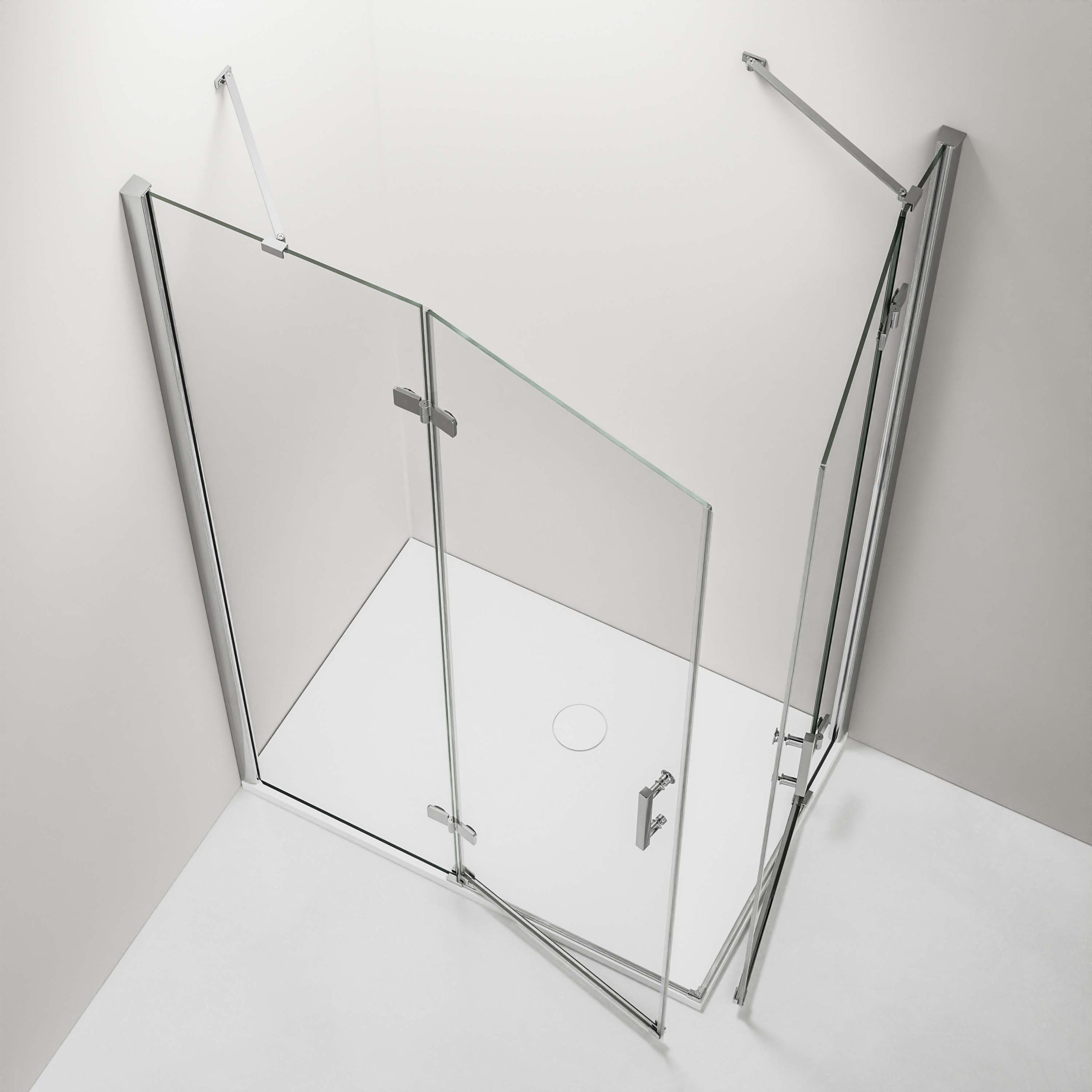 Ducha de esquina con puertas abatibles DX407